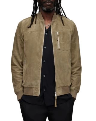 Kairo Leather Bomber Jacket - ALLSAINTS