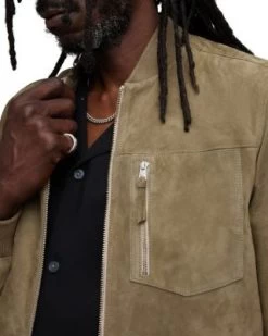 Kairo Leather Bomber Jacket - ALLSAINTS -Fashion Clothing AllSaints 13275718 fpx