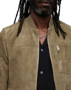 Kairo Leather Bomber Jacket - ALLSAINTS -Fashion Clothing AllSaints 13275719 fpx