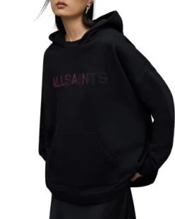 Shadow Etienne Logo Hoodie - ALLSAINTS