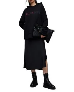 Shadow Etienne Logo Hoodie - ALLSAINTS -Fashion Clothing AllSaints 13304056 fpx