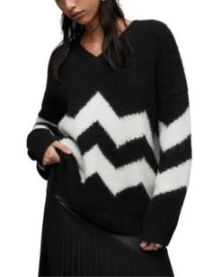 Ziggi V Neck Sweater - ALLSAINTS