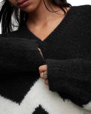 Ziggi V Neck Sweater - ALLSAINTS 4 Ziggi V Neck Sweater - ALLSAINTS - Image 4