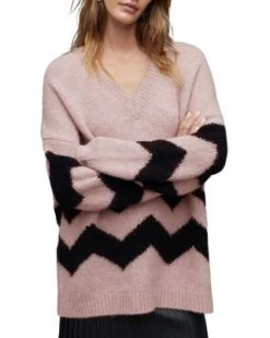 Ziggi V Neck Sweater - ALLSAINTS 23 Ziggi V Neck Sweater - ALLSAINTS -Fashion Clothing AllSaints 13304153 fpx