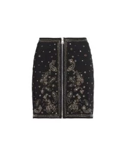 Cassidy Embellished Mini Skirt - ALLSAINTS -Fashion Clothing AllSaints 13310934 fpx