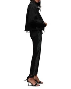 Nicky Cotton Sparkle Shacket - ALLSAINTS -Fashion Clothing AllSaints 13311128 fpx