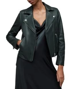 Dalby Leather Biker Jacket - ALLSAINTS